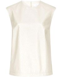 Loulou de Saison - Fiza Ostrich-Effect Zip Top - Lyst
