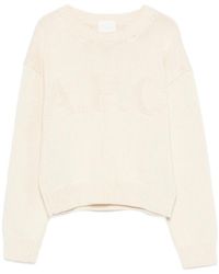 A.P.C. - A. P.C. Logo Sweater - Lyst