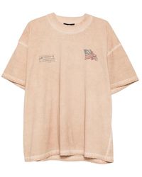 Represent - Graphic-Print Distressed T-Shirt - Lyst