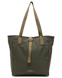 A.P.C. - A. P.C. Logo-Detail Buckle-Strap Shoulder Bag - Lyst