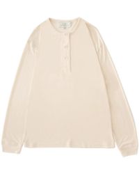 Studio Nicholson - Rutas Grandad Collar Top - Lyst