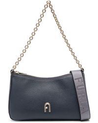 Furla - Logo-Plaque Leather Shoulder Bag - Lyst