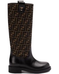 Fendi - Knee-High Boots Filo - Lyst