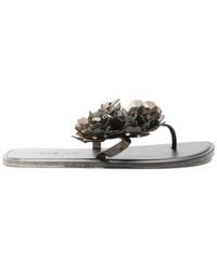 FARM Rio - Thong Sandals With Floral Studs - Lyst