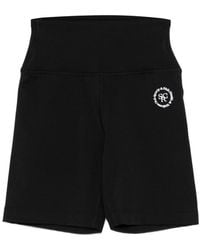 Sporty & Rich - Srhwc High-Waisted Logo Shorts - Lyst