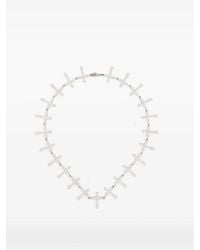 DARKAI - Cross Tennis Crystal-Embellished Necklace - Lyst