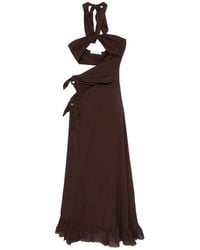 Raquel Diniz - Dress With Ruffled Hem - Lyst