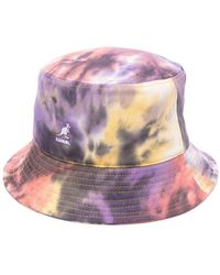 Kangol - Embroidered-Logo Tie-Dye Bucket Hat - Lyst