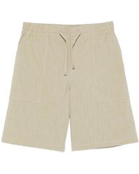 Drole de Monsieur - Drawstring Patch-Pocket Shorts - Lyst