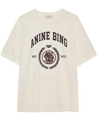 Anine Bing - Jaylin T-Shirt Collegiate - Lyst