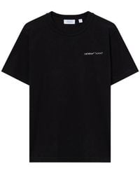 Off-White c/o Virgil Abloh - Off- Logo Quote Short Sleeve T-Shirt - Lyst