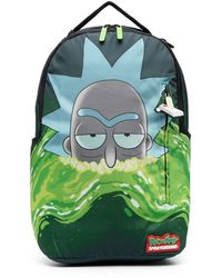 Sprayground Comic-print Backpack - Green
