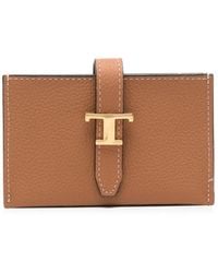 Tod's - T Timeless Leather Wallet - Lyst