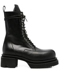 Rick Owens - Bogun Lace-Up Boots - Lyst
