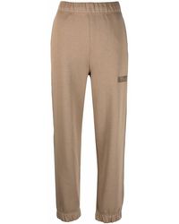Slacks and Chinos Full-length trousers Ganni Isoli Trackpants in Green Womens Clothing Trousers 