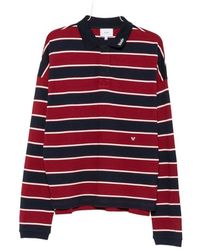Rhude - Striped Long-Sleeve Polo Shirt - Lyst