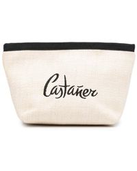 Castañer - Logo-embroidered Raffia Beach Bag - Lyst