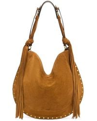 Isabel Marant - Oskan Hobo Fringe-Detail Shoulder Bag - Lyst