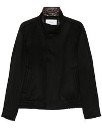 Lardini - High-Neck Zip-Up Jacket - Lyst