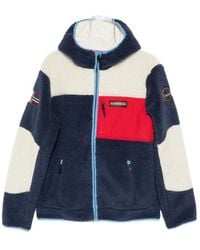 Napapijri - Colour-Block Fleece Jacket - Lyst