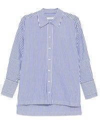 JOSEPH - Theia Vertical-Stripe Long-Sleeve Shirt - Lyst