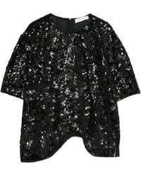 Niccolò Pasqualetti - Onda Sequinned Asymmetric Top - Lyst