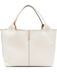 Tod's - Neutrals Tote Bags - Lyst