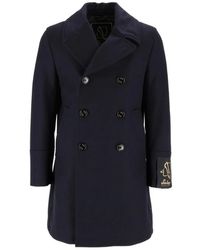 Sealup - Genova Wool Pea Coat - Lyst
