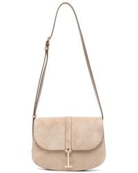 Tom Ford - Small Kara T-Bar Suede Crossbody Bag - Lyst