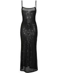 Musier Paris - Sequin-Embellished Maxi Dress - Lyst