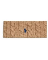 Ralph Lauren - Cable-Knit Head Band - Lyst