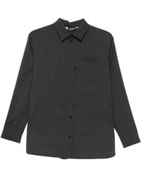 Max Mara - Button-Up Chest-Pocket Shirt - Lyst