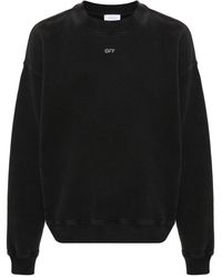 Off-White c/o Virgil Abloh - Stamp Mary Cotton Sweatshirt - Lyst