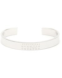MM6 by Maison Margiela - Engraved Numeric Cuff Bracelet - Lyst
