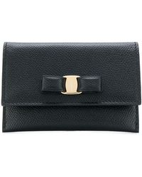 Ferragamo - Vara Bow-Detail Leather Wallet - Lyst