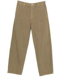 A.P.C. - A. P.C. Buttoned Straight Trousers - Lyst