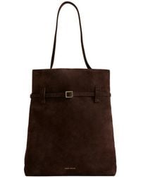 MANU Atelier - Tote Du Jour Suede Buckle-Fastening Tote Bag - Lyst