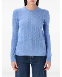 Ralph Lauren - Cable-Knit Wool-Cashmere Sweater - Lyst
