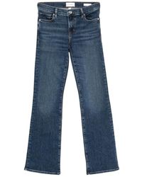 FRAME - The Rodeo Washed Flared Denim Jeans - Lyst