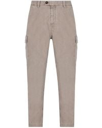Brunello Cucinelli - Trousers - Lyst
