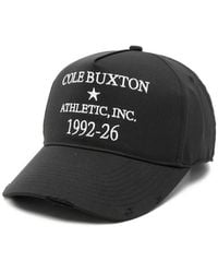 Cole Buxton - Embroidered Distressed Baseball Cap - Lyst
