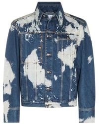 Vivienne Westwood - Bleach-Effect Denim Jacket - Lyst