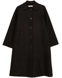 Harris Wharf London - Balmacaan Button-Front Raglan-Sleeve Coat - Lyst