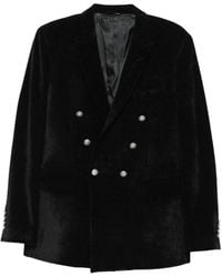 Reveres 1949 - Double-Breasted Velvet Jacket - Lyst