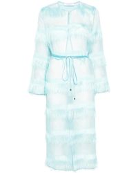 DE SANTIS - Fringe-Detailed Coat - Lyst