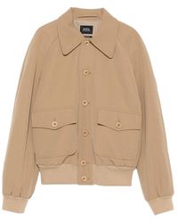 A.P.C. - Neutrals Jackets - Lyst