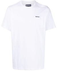 Barbour - Logo-print Chest-pocket T-shirt - Lyst