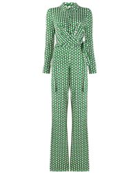 Diane von Furstenberg Michele Jumpsuit - White