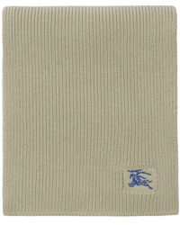 Burberry - Ekd-Embroidered Cashmere Scarf - Lyst
