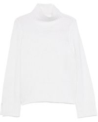 Allude - Ribbed Roll-Neck Sweater - Lyst